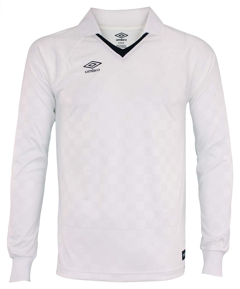 Amazon.com: Umbro Mens The Checker Long Sleeve Jersey (White